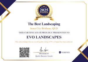 2025 certificate landscape evo landscapes